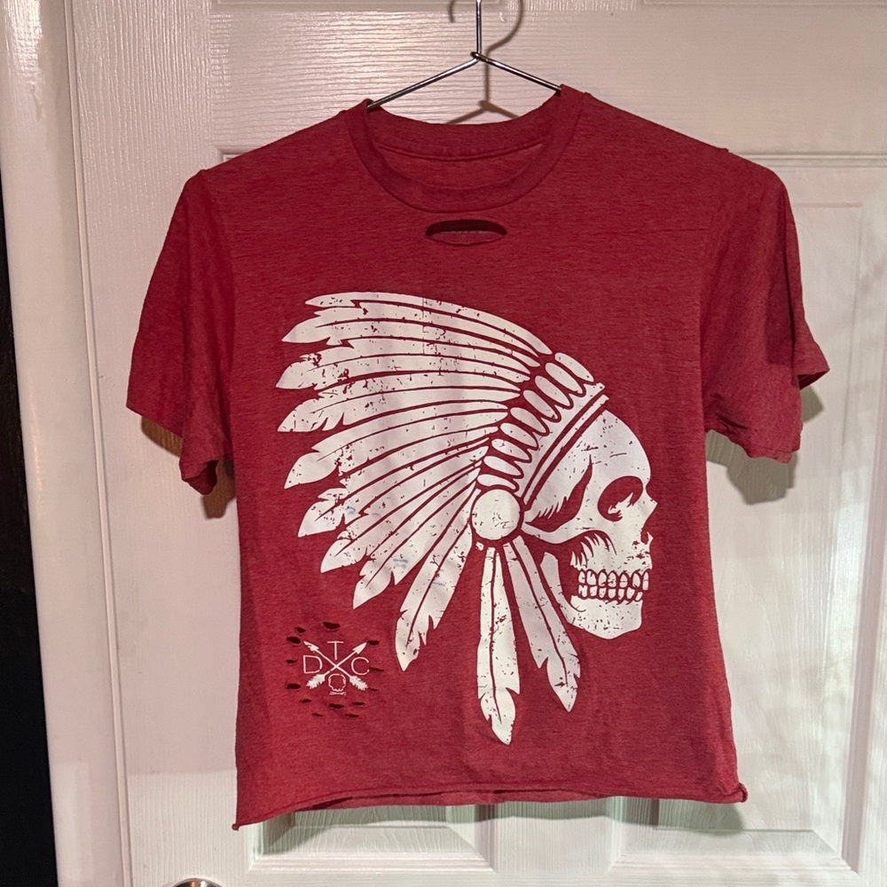 The Drive Clothing Red Crop Top